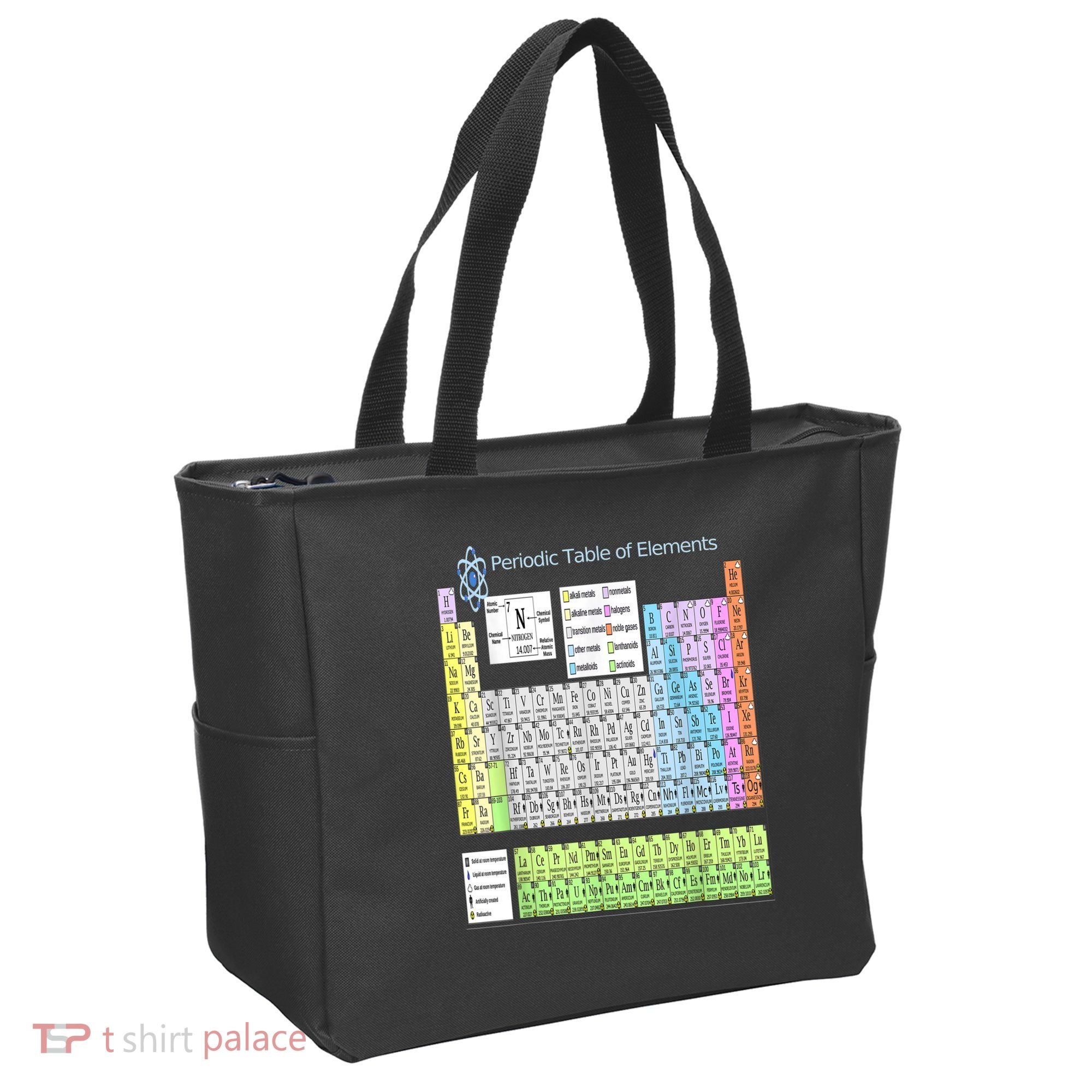 Periodic Table Of Elements For Classical And STEM Education Tote Bag
