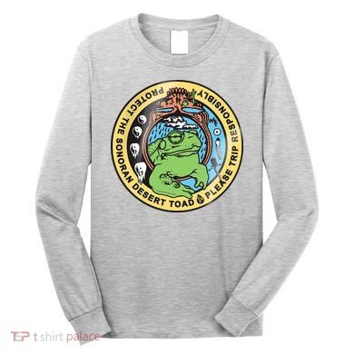 Psychedelic Toad Of The Sonoran Desert Long Sleeve Shirt