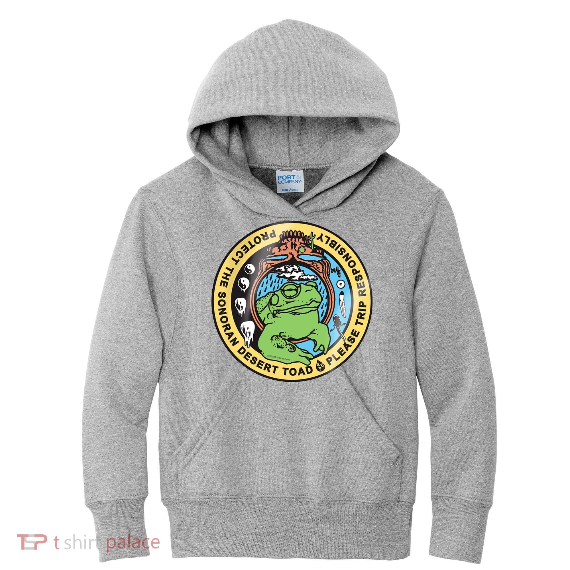 Psychedelic Toad Of The Sonoran Desert Kids Hoodie