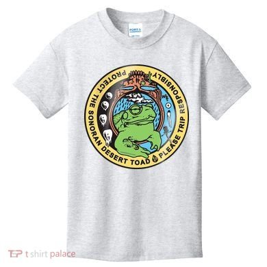 Psychedelic Toad Of The Sonoran Desert Kids T-Shirt