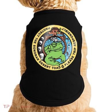 Psychedelic Toad Of The Sonoran Desert Doggie Tank