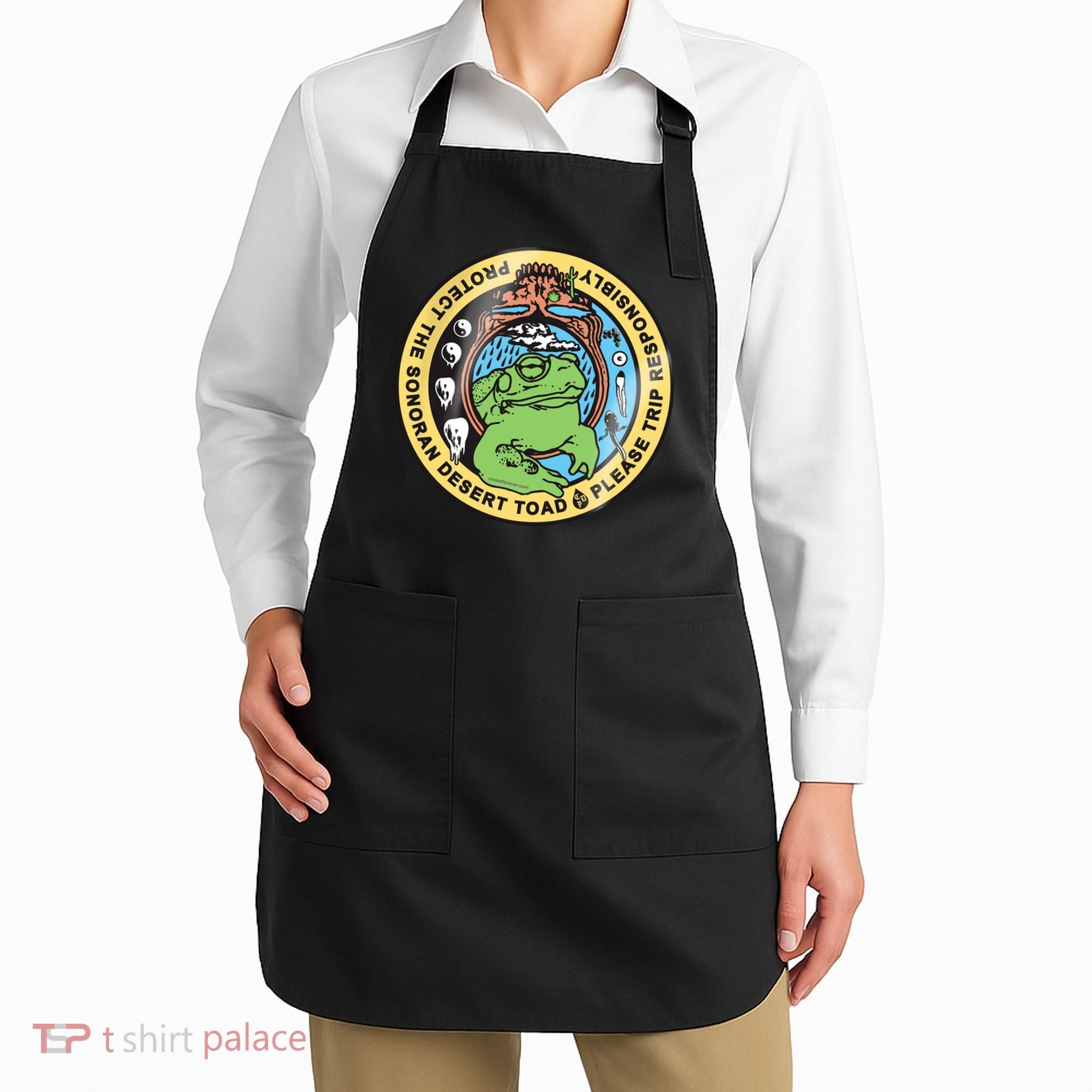Psychedelic Toad Of The Sonoran Desert Apron