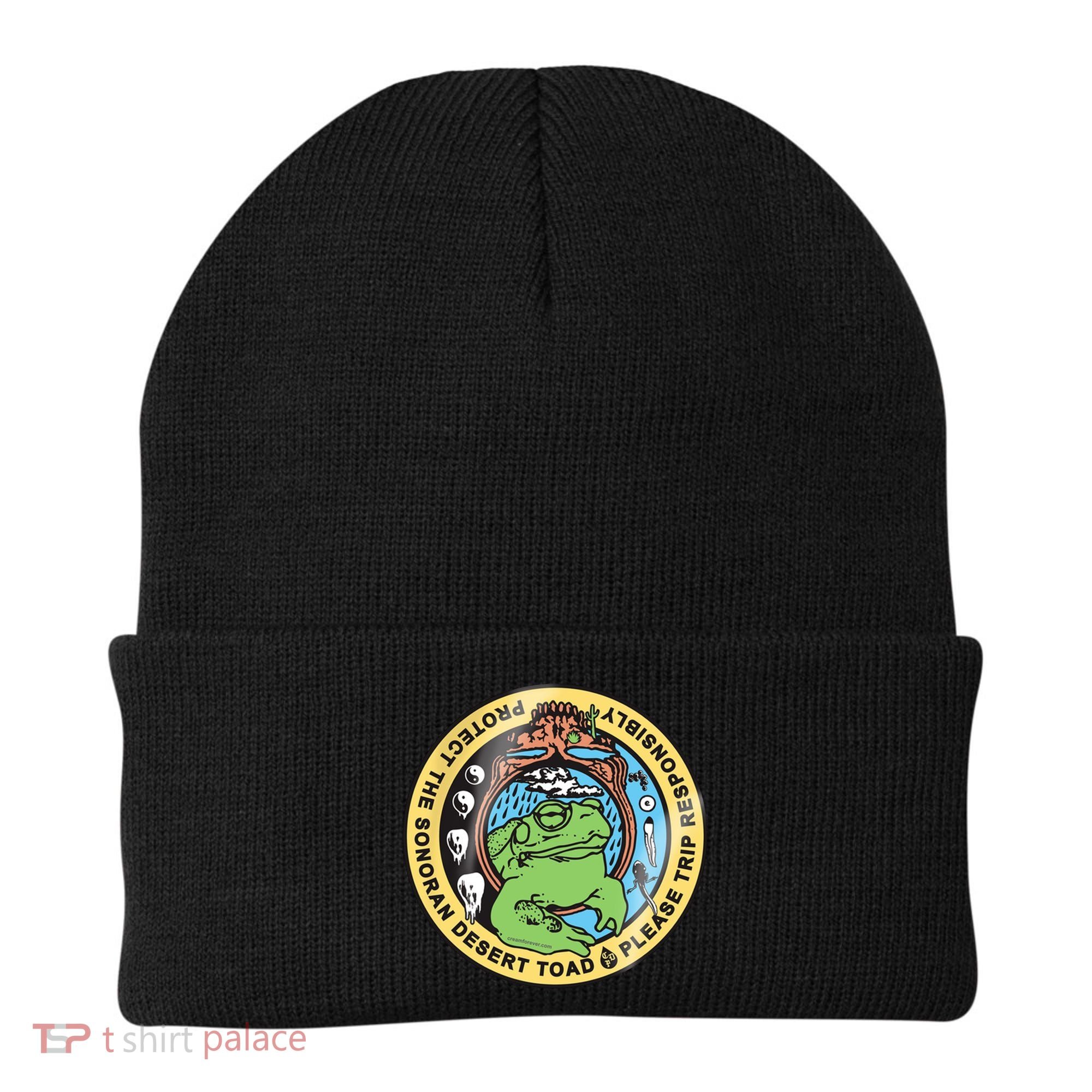 Psychedelic Toad Of The Sonoran Desert Beanie