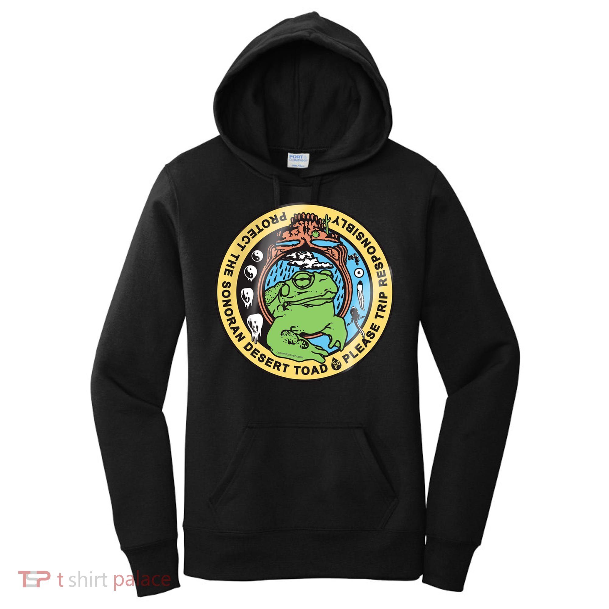 Psychedelic Toad Of The Sonoran Desert Women's Hoodie