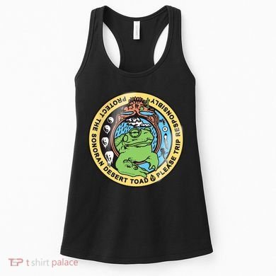 Psychedelic Toad Of The Sonoran Desert Women's Tank Top
