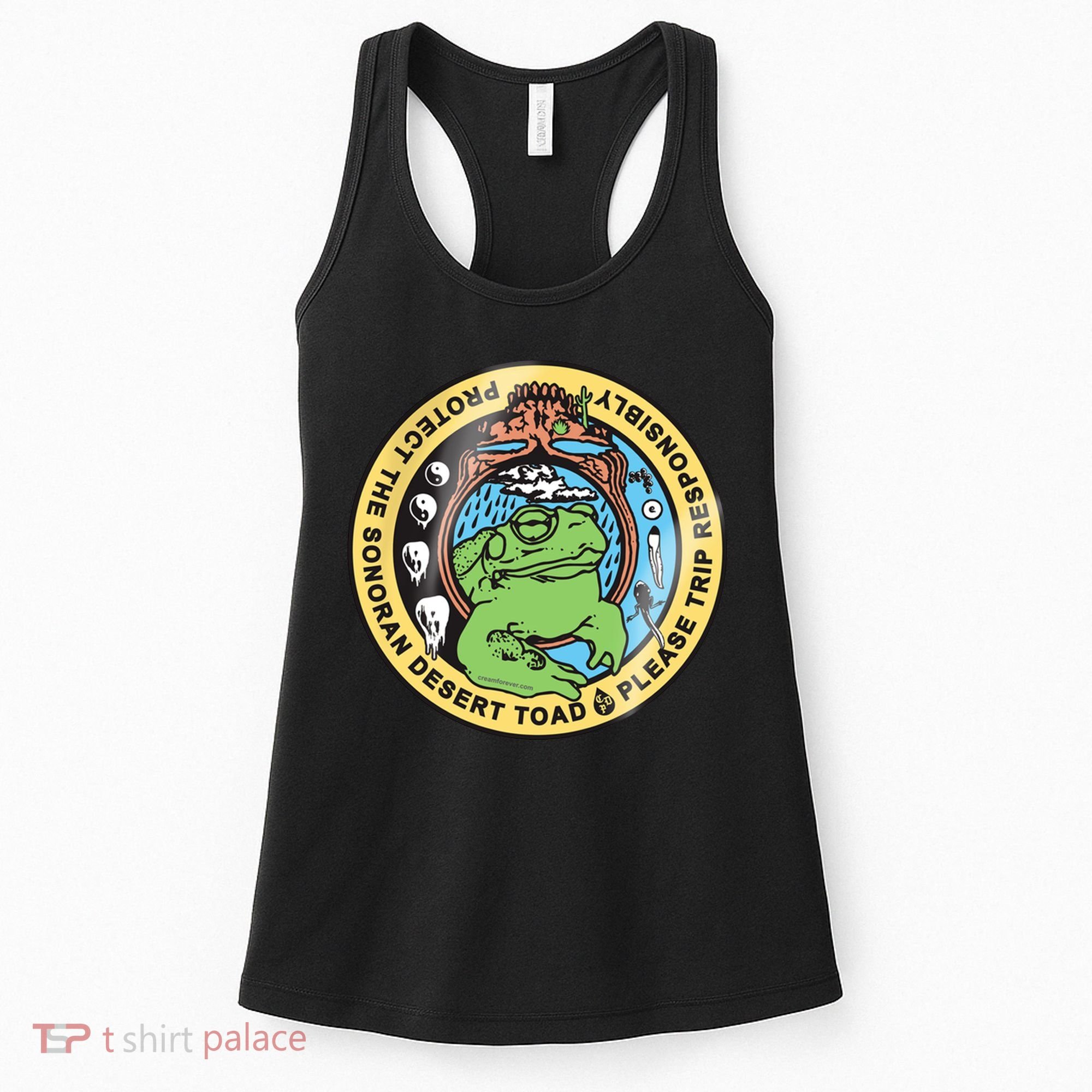 Psychedelic Toad Of The Sonoran Desert Women's Tank Top