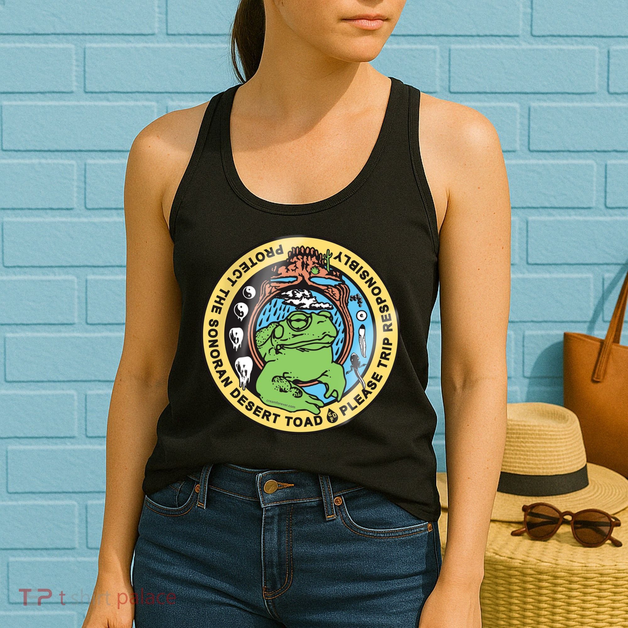 Psychedelic Toad Of The Sonoran Desert Women's Tank Top