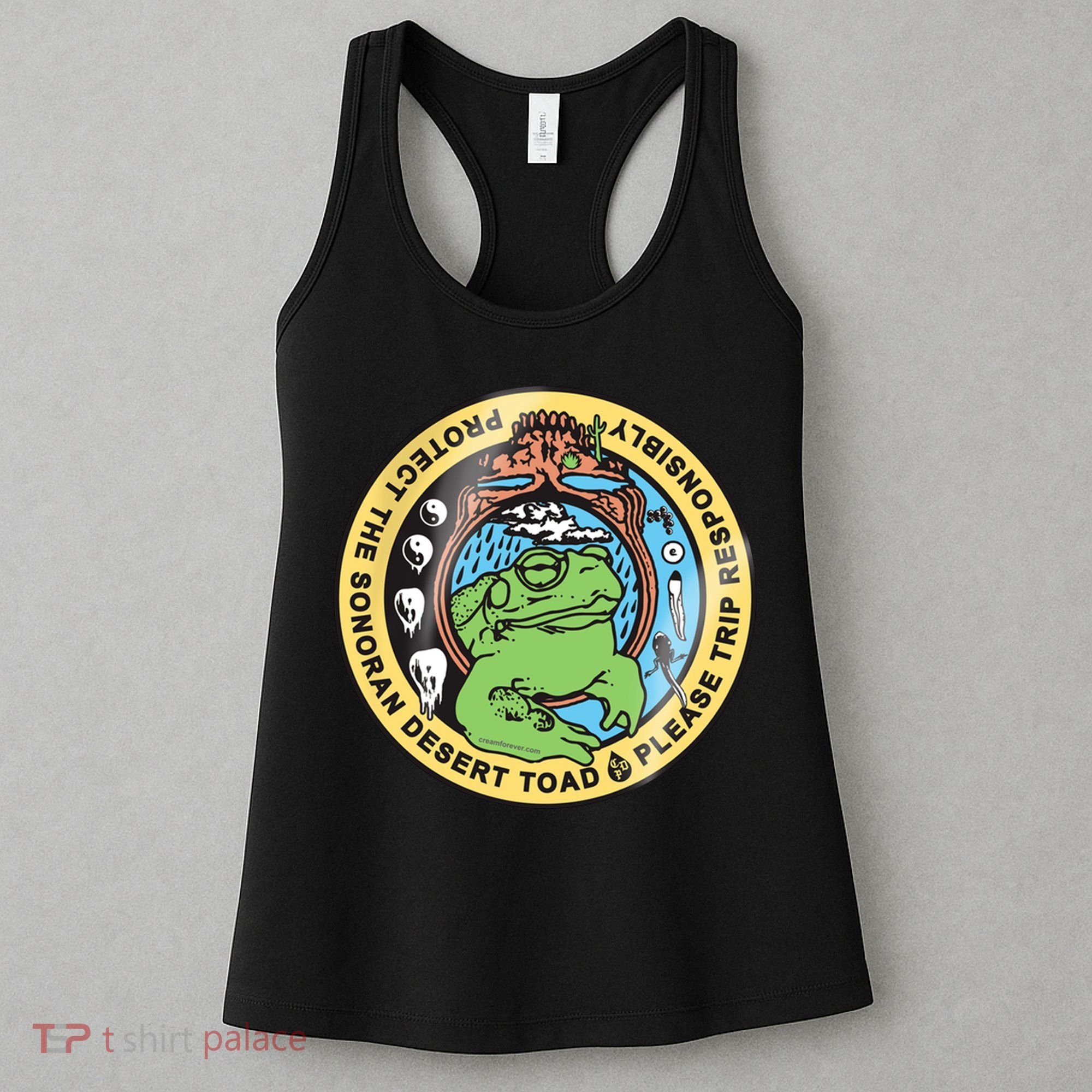 Psychedelic Toad Of The Sonoran Desert Women's Tank Top