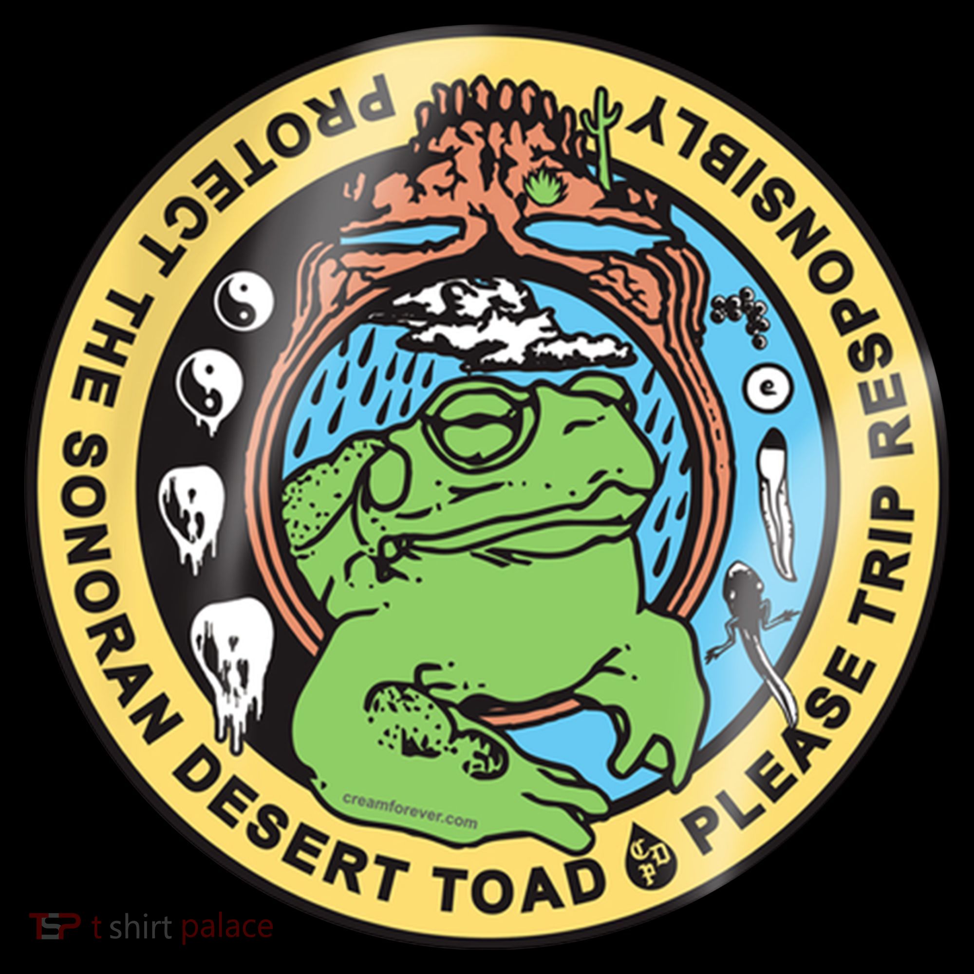 Psychedelic Toad Of The Sonoran Desert Women's Tank Top