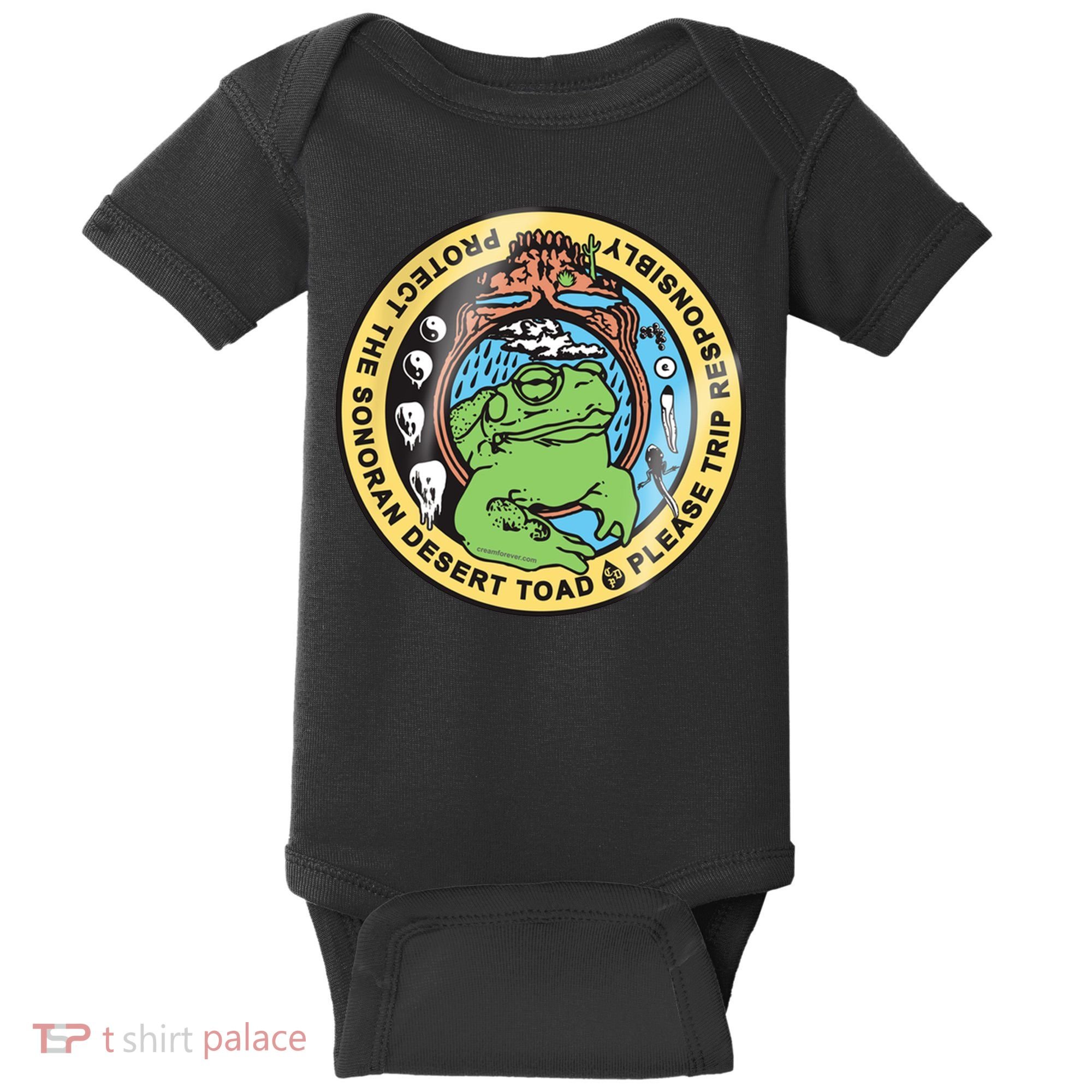 Psychedelic Toad Of The Sonoran Desert Baby Bodysuit