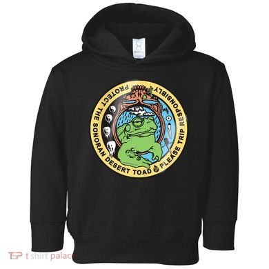 Psychedelic Toad Of The Sonoran Desert Toddler Hoodie