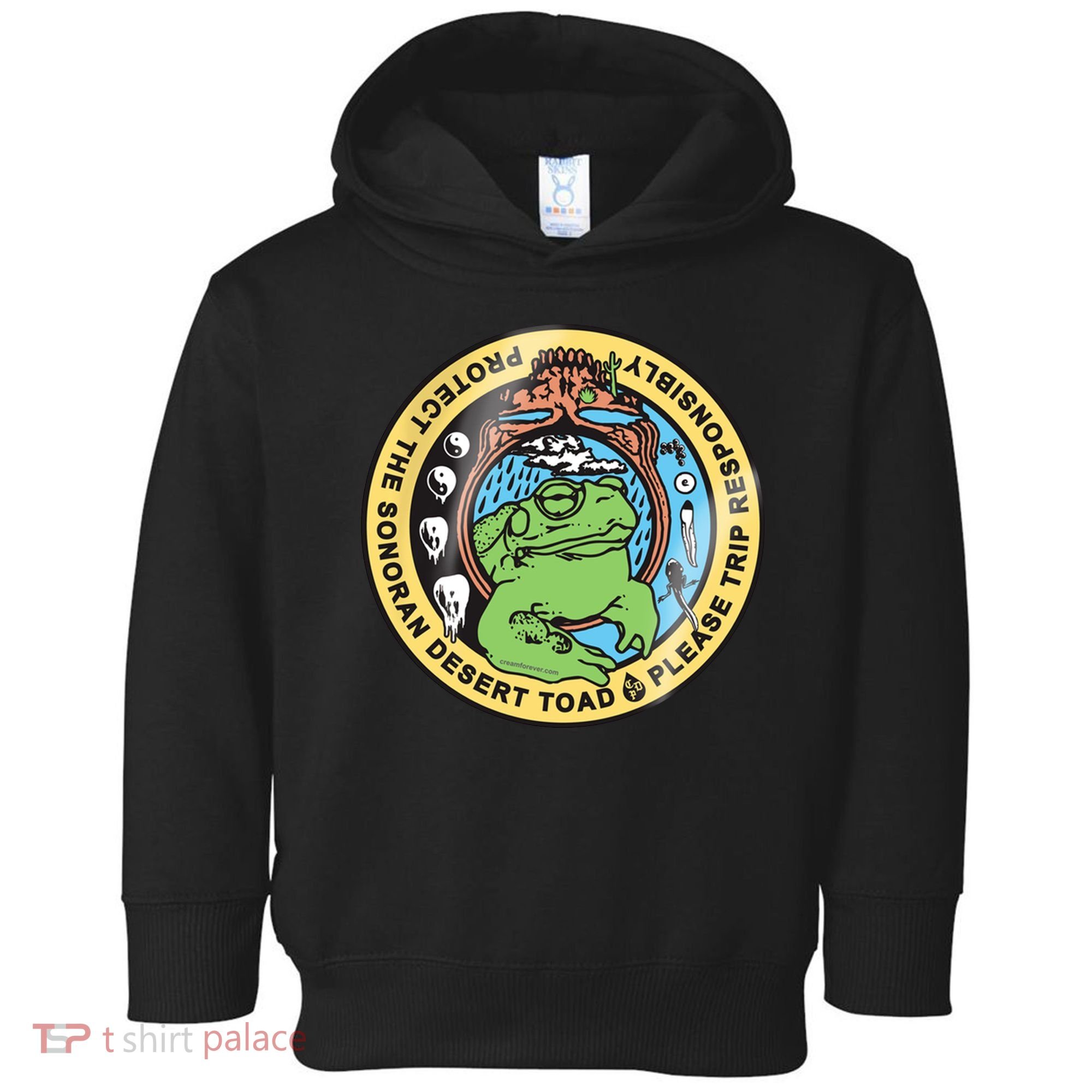 Psychedelic Toad Of The Sonoran Desert Toddler Hoodie