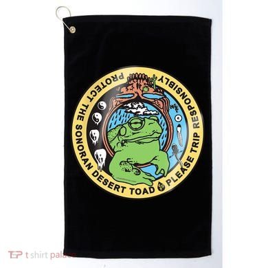 Psychedelic Toad Of The Sonoran Desert Golf Towel