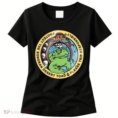 Psychedelic Toad Of The Sonoran Desert Women's T-Shirt