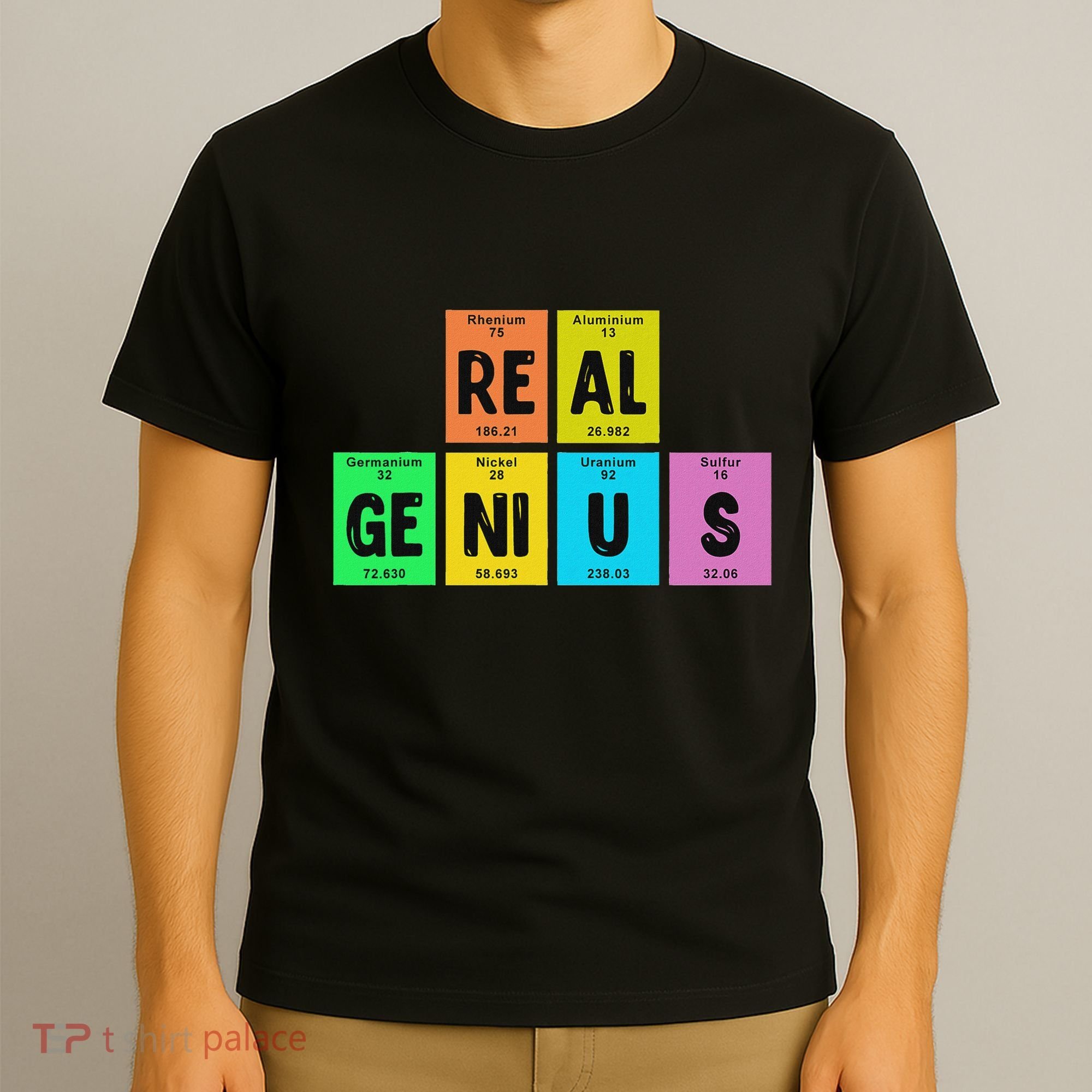 Periodic Table Of Elements Real Genius T-Shirt