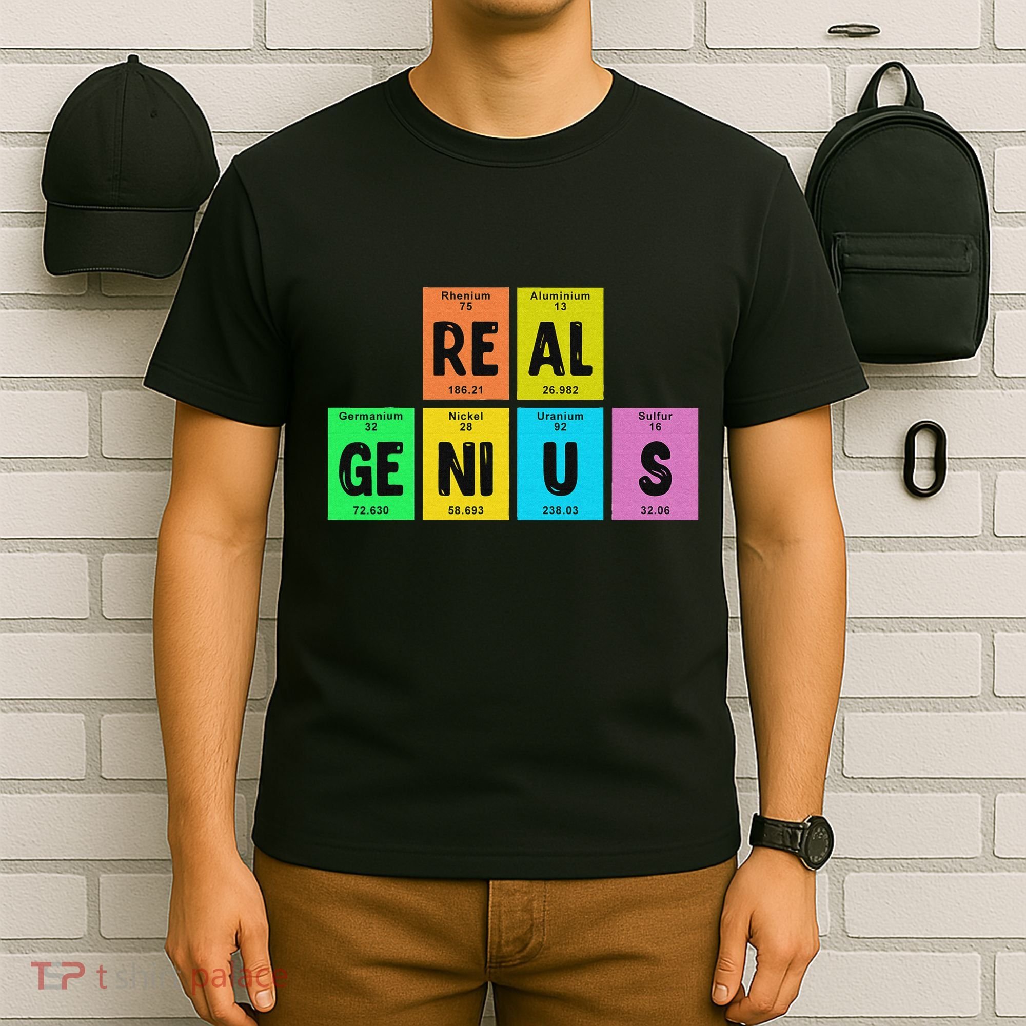 Periodic Table Of Elements Real Genius T-Shirt