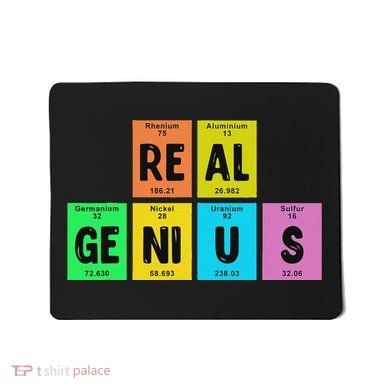 Periodic Table Of Elements Real Genius Mousepad