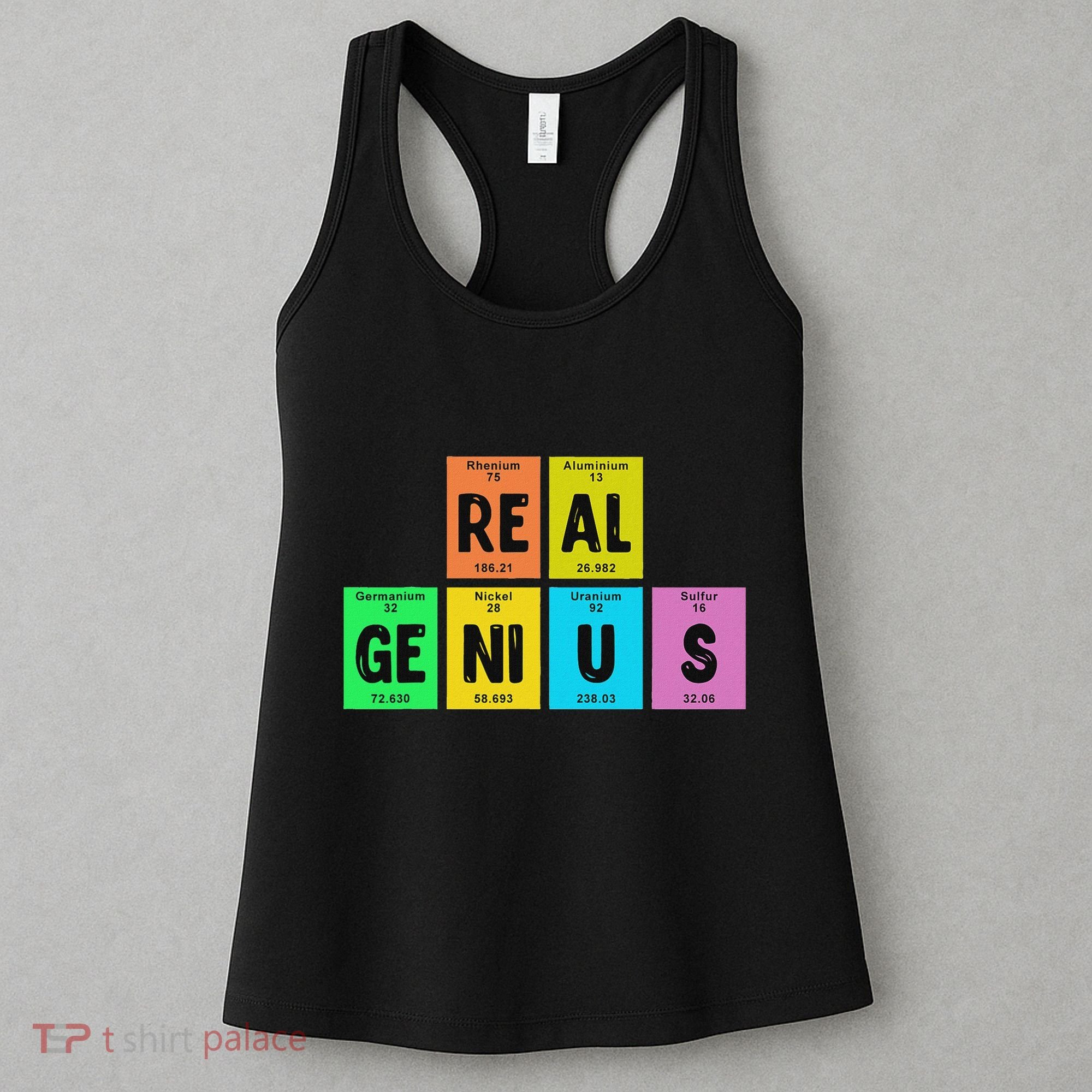 Periodic Table Of Elements Real Genius Women's Tank Top