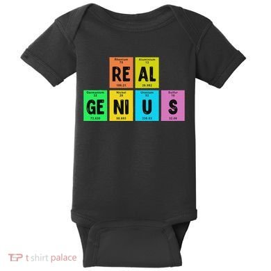 Periodic Table Of Elements Real Genius Baby Bodysuit