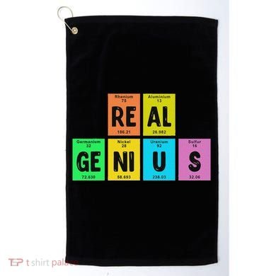 Periodic Table Of Elements Real Genius Golf Towel
