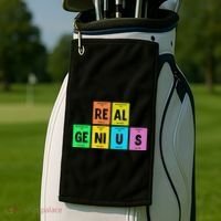Periodic Table Of Elements Real Genius Golf Towel thumb 2
