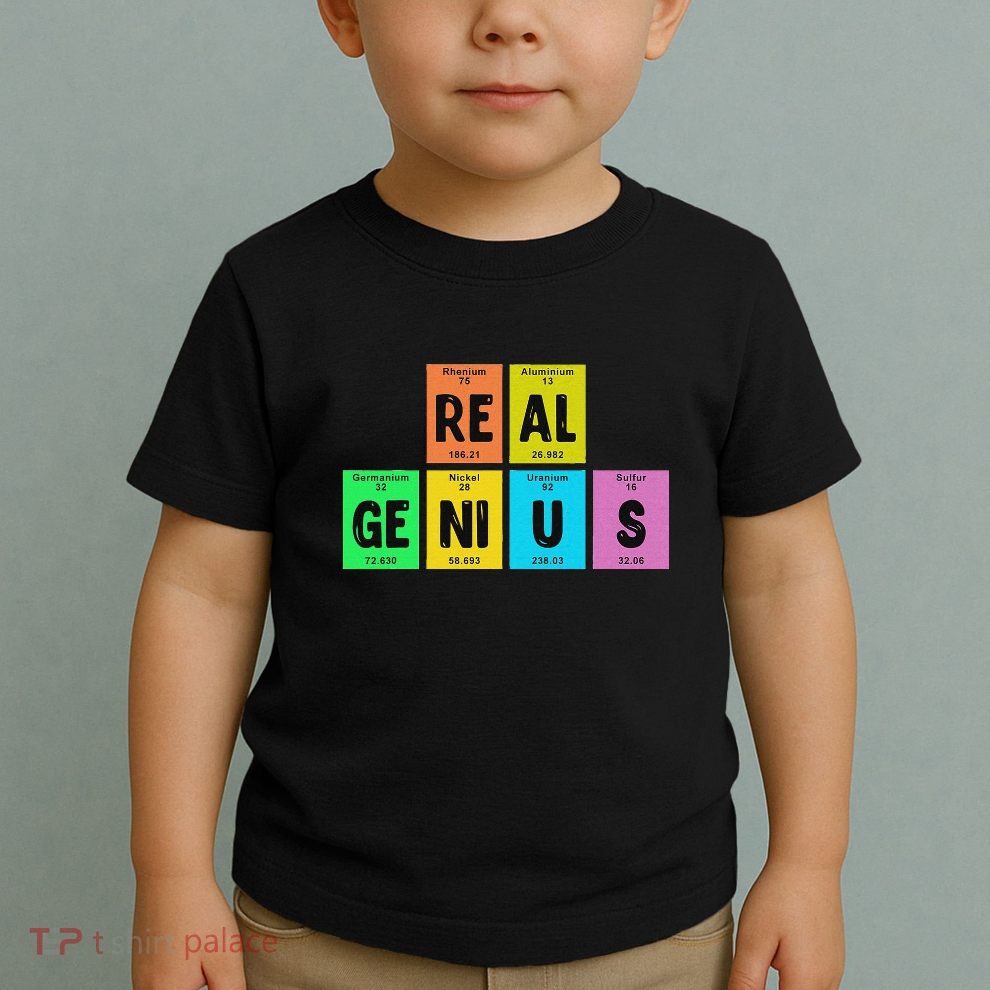 Periodic Table Of Elements Real Genius Toddler T-Shirt