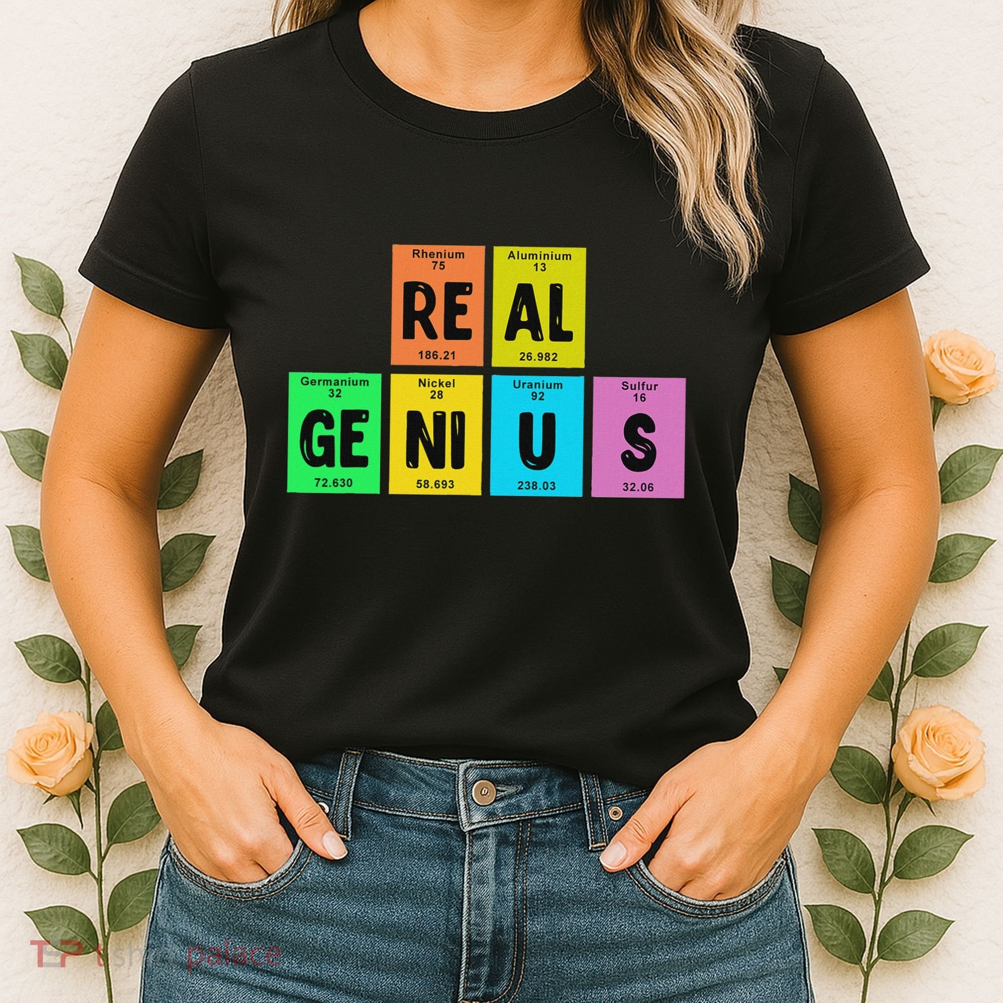 Periodic Table Of Elements Real Genius Women's T-Shirt
