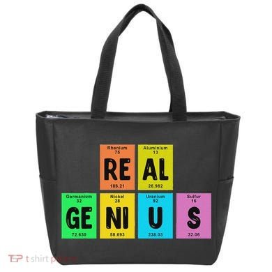 Periodic Table Of Elements Real Genius Tote Bag