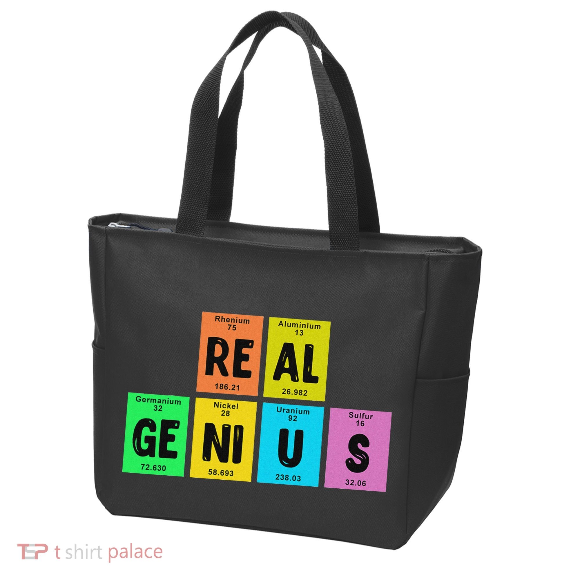 Periodic Table Of Elements Real Genius Tote Bag