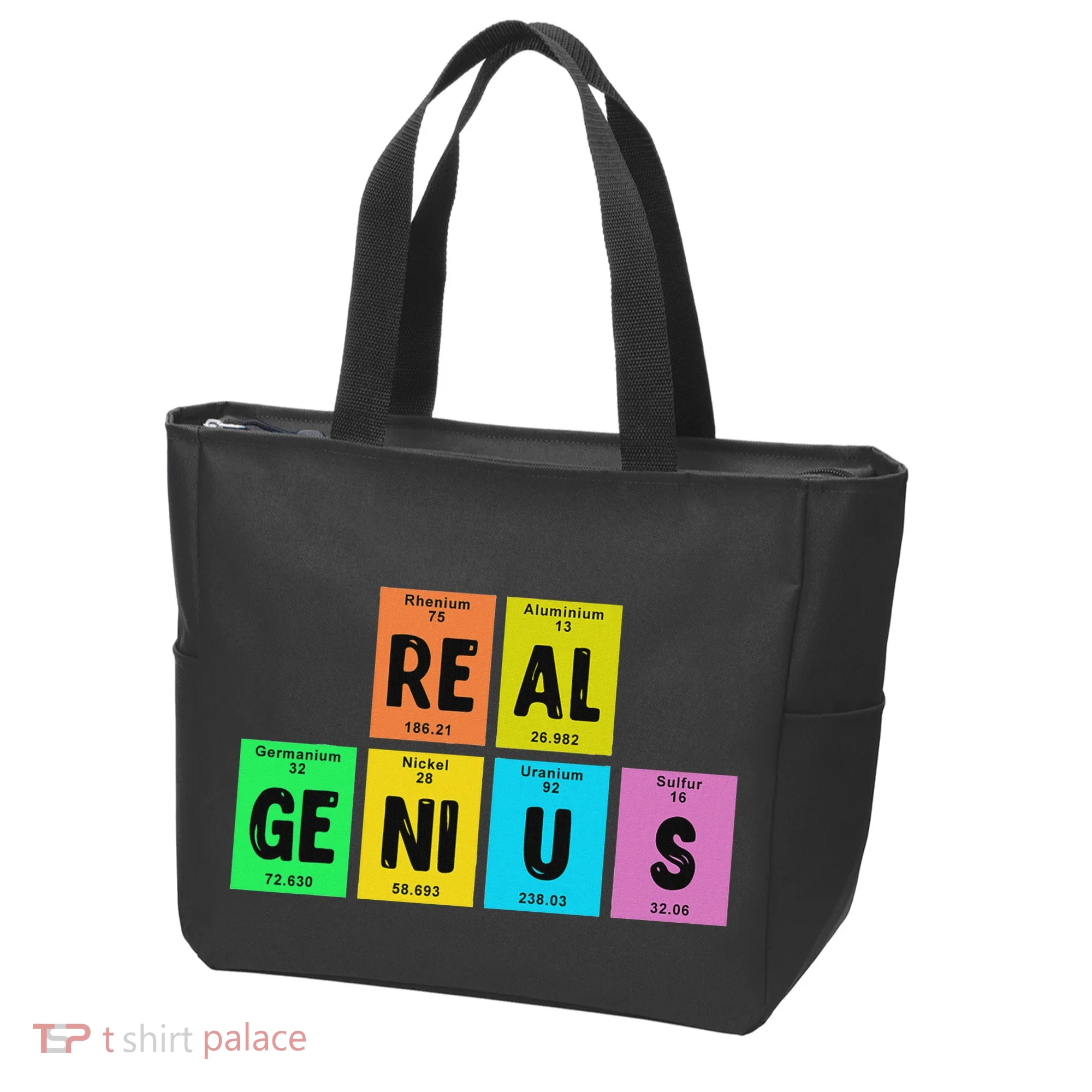 Periodic Table Of Elements Real Genius Tote Bag