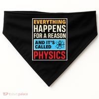 Physics Teacher Physicist Science Lover Physics Cute Gift USA-Made Doggie Bandana thumb 0