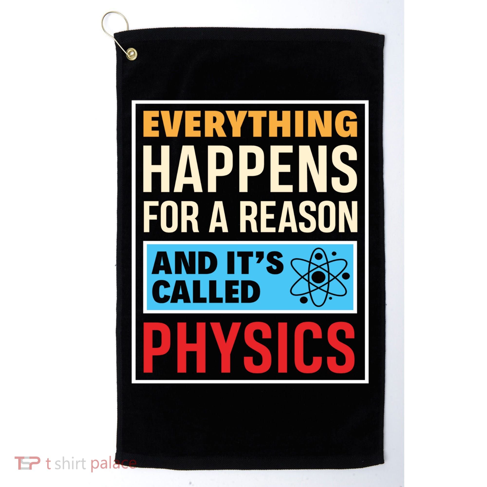 Physics Teacher Physicist Science Lover Physics Cute Gift Golf Towel
