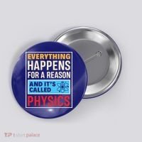 Physics Teacher Physicist Science Lover Physics Cute Gift Button thumb 0