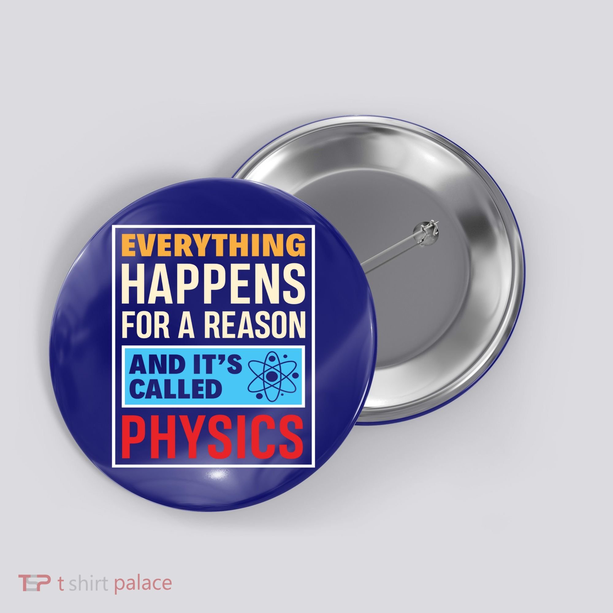 Physics Teacher Physicist Science Lover Physics Cute Gift Button