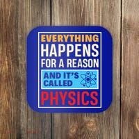 Physics Teacher Physicist Science Lover Physics Cute Gift Coaster thumb 0