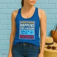 Physics Teacher Physicist Science Lover Physics Cute Gift Women's Tank Top thumb 2