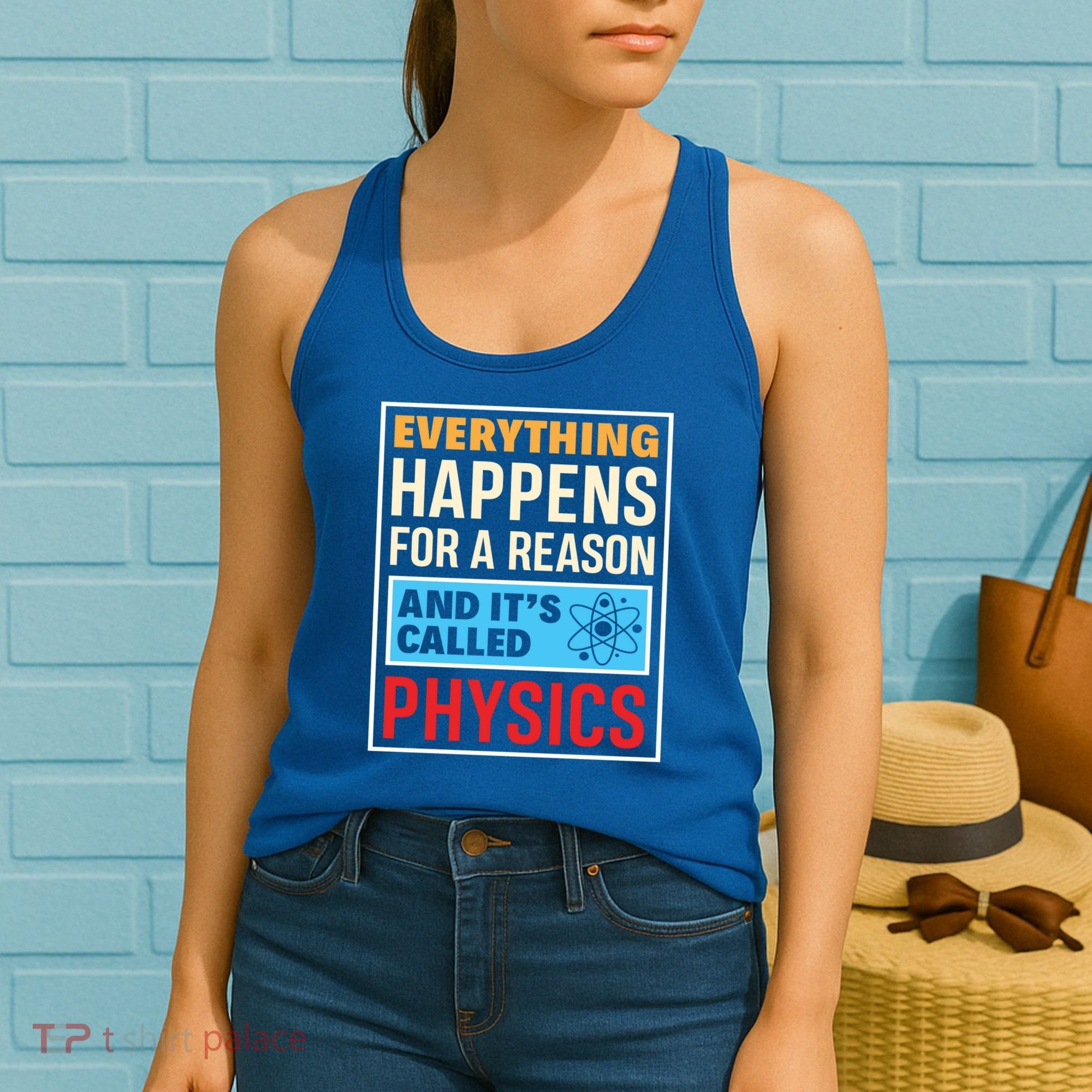 Physics Teacher Physicist Science Lover Physics Cute Gift Women's Tank Top