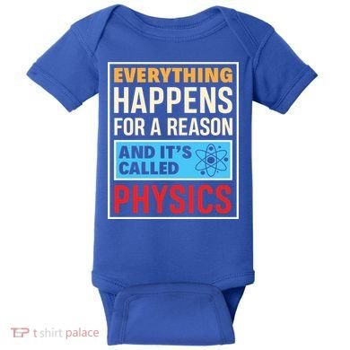 Physics Teacher Physicist Science Lover Physics Cute Gift Baby Bodysuit
