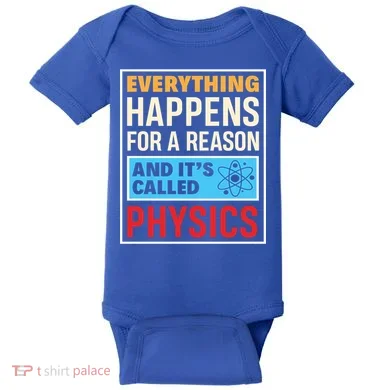 Physics Teacher Physicist Science Lover Physics Cute Gift Baby Bodysuit