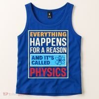 Physics Teacher Physicist Science Lover Physics Cute Gift Tank Top thumb 2