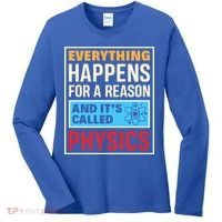 Physics Teacher Physicist Science Lover Physics Cute Gift Women's Long Sleeve Shirt thumb 0