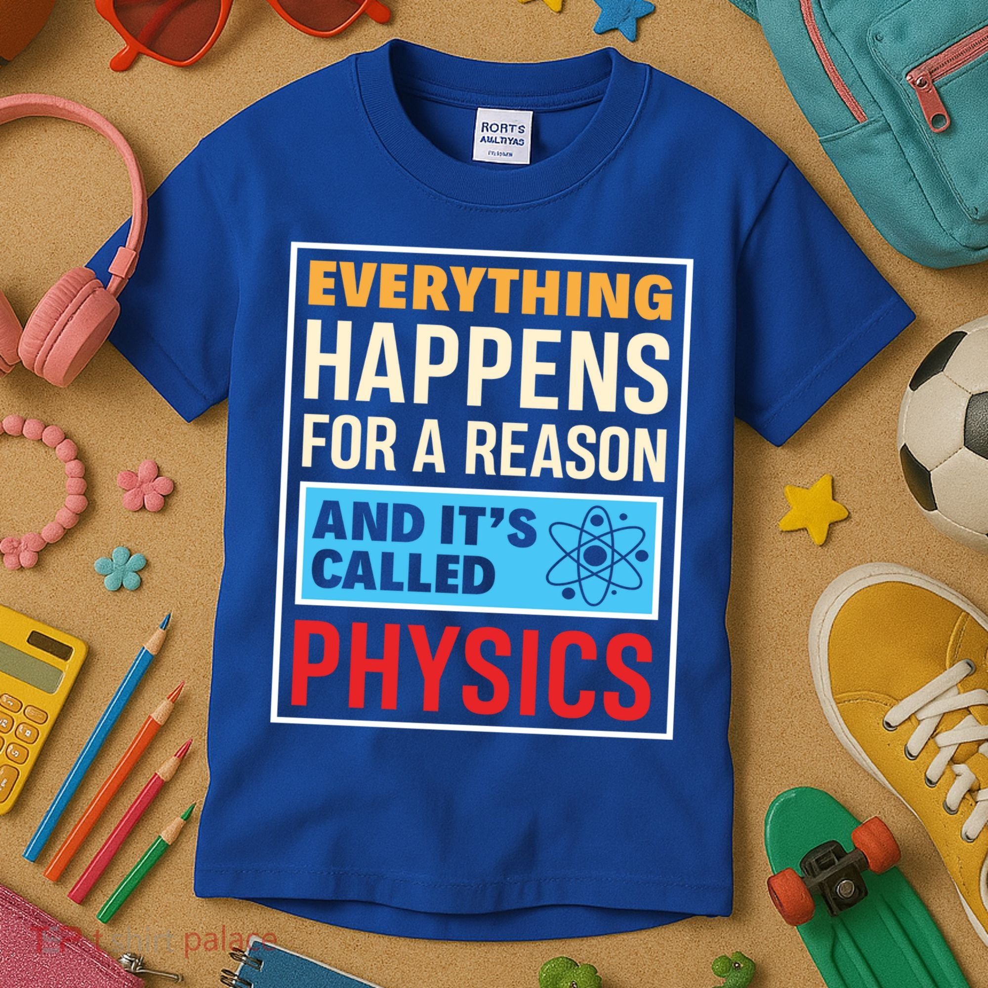 Physics Teacher Physicist Science Lover Physics Cute Gift Kids T-Shirt
