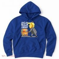 Prison Trump Presidential Library Funny Anti Trump Hoodie thumb 0