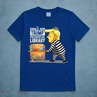 Prison Trump Presidential Library Funny Anti Trump T-Shirt thumb 5