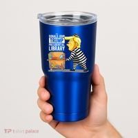 Prison Trump Presidential Library Funny Anti Trump Tumbler thumb 2