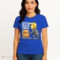Prison Trump Presidential Library Funny Anti Trump Women's T-Shirt thumb 4