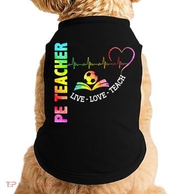 PE Teacher Phys Ed Cute Physical Education Teacher Doggie Tank