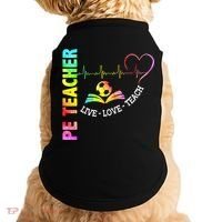 PE Teacher Phys Ed Cute Physical Education Teacher Doggie Tank thumb 0