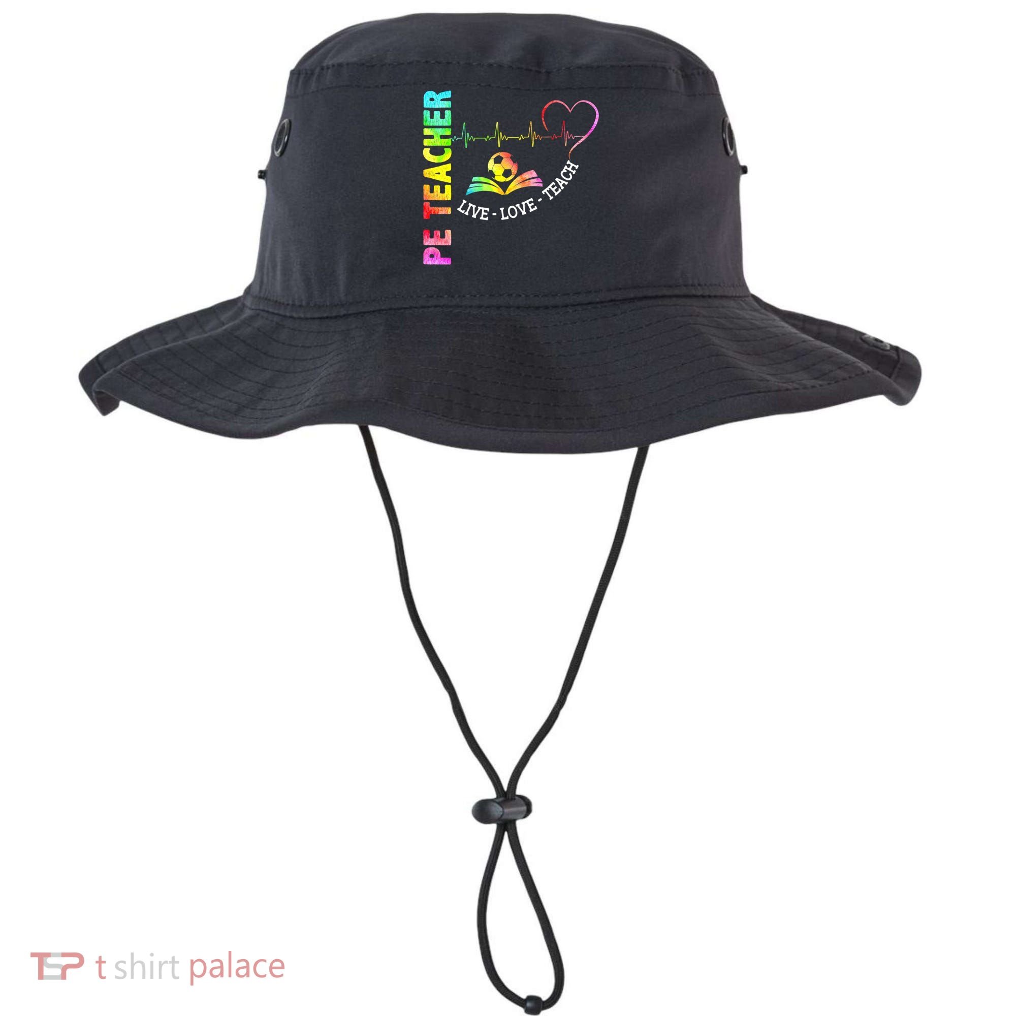 PE Teacher Phys Ed Cute Physical Education Teacher Bucket Hat