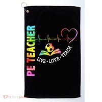 PE Teacher Phys Ed Cute Physical Education Teacher Golf Towel thumb 0